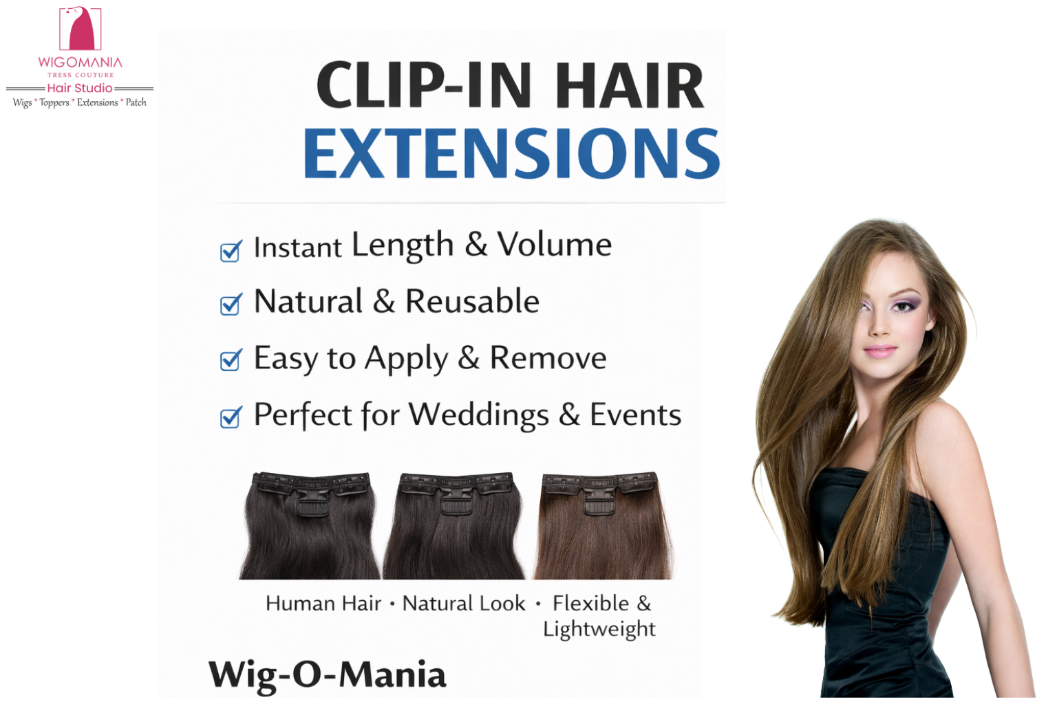 Clip-In Hair Extensions in Karachi & Lahore: The Easiest Way to Add Instant Volume and Length
